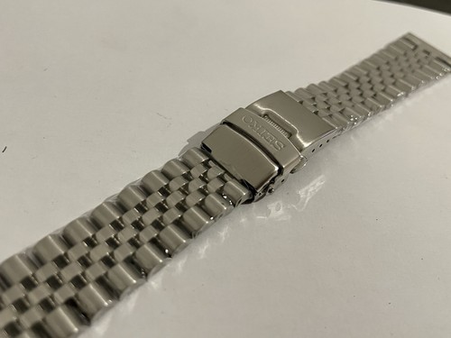 Seiko 20mm 22mm - jubilee, solid